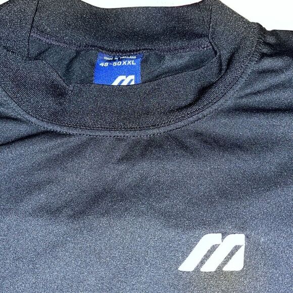 Mizuno Body Compression Baseball Stretch Mock Turtle SS Golf Style Shirt XXL - Picture 3 of 4
